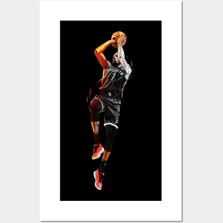 Kevin Durant Low Poly Posters and Art